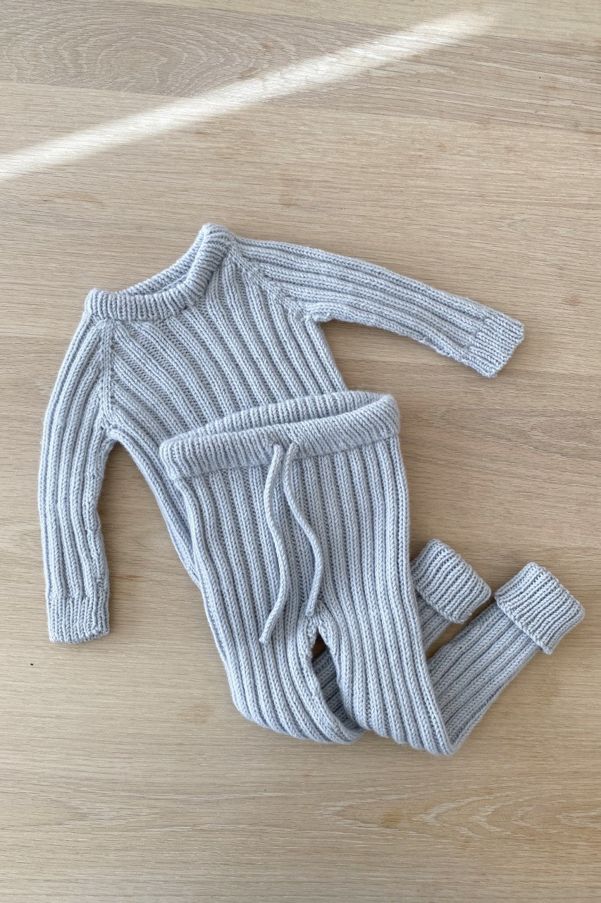 Chunky Ribbsett Strikkepakke