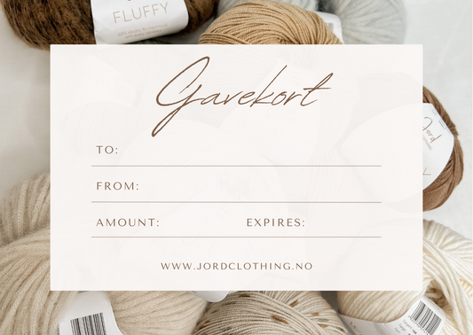 JordClothing Gavekort